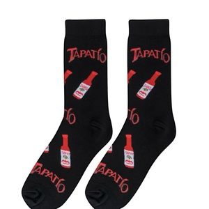 New Tapatio Hot Sauce Crew Socks Size 6-12 Men’s